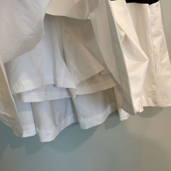 Slazenger White Skater Skirt with Black Band - Picture 7 of 10